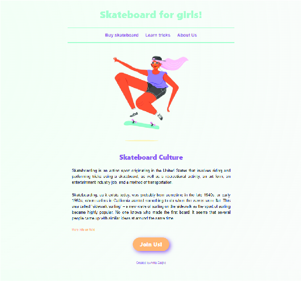 Skate Website Project